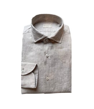 Xacus Linen shirt l/s sand