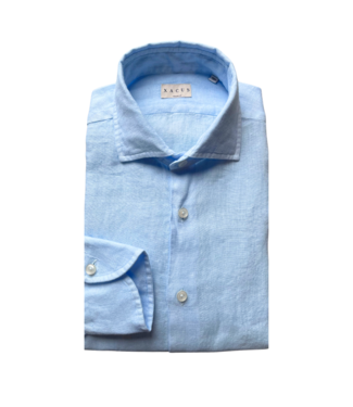 Xacus Linen shirt l/s light blue