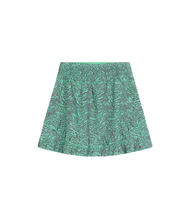 Alix the Label Tiger ruffle skirt soft mint 2403240582-705