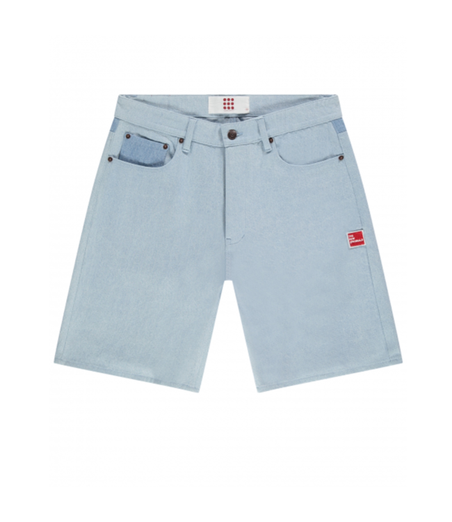 The New Originals 9 dots denim short light wash 9DOTS-DENIM