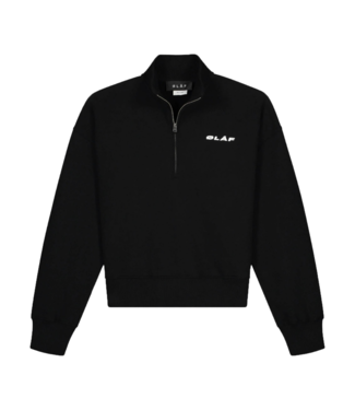 Olaf Olaf italic zip mock black