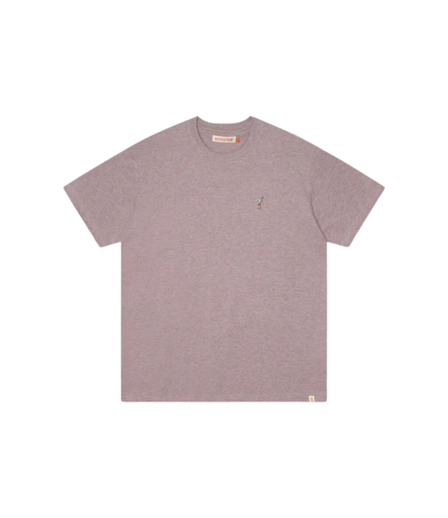 Revolution Loose tee purple melange 1366 GIR-PURPLE