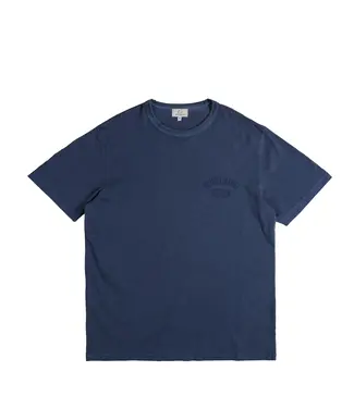 Woolrich Garment dyed logo tee maritime blue