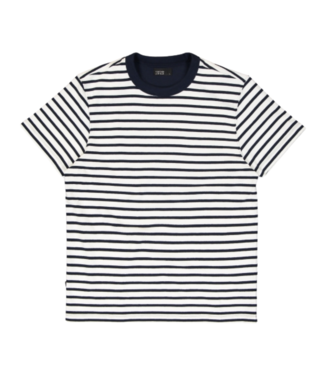 Butcher of Blue Gaspard Stripe Tee Alaska Blue