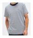 Butcher of Blue Gaspard Stripe Tee Alaska Blue M2412013-890