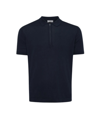 Gentiluomo Polo zip s/s navy