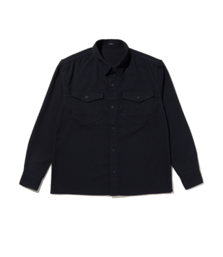 Denham Tokyo box overshirt sc navy blazer