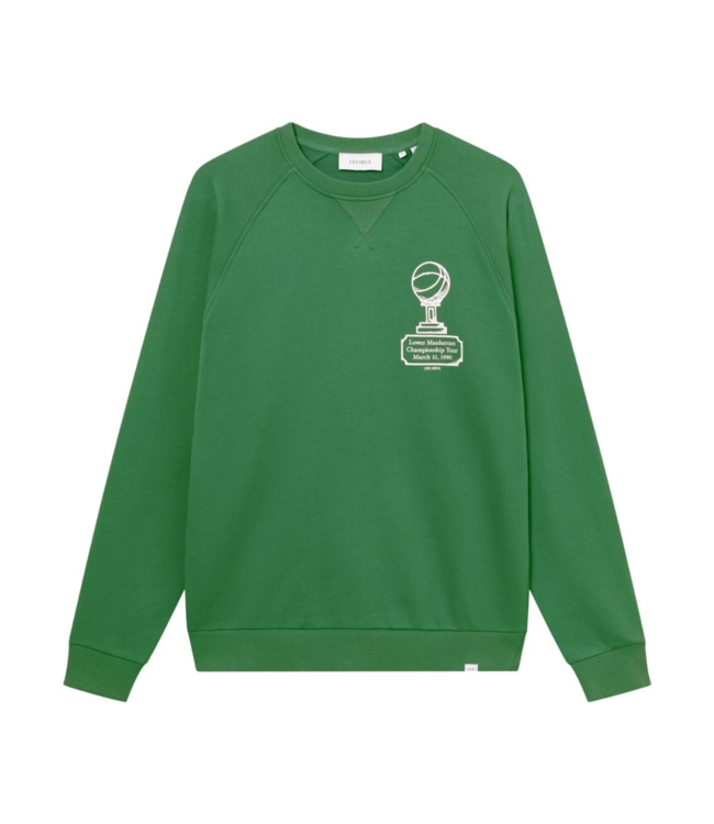Les Deux Tournament sweatshirt vintage green/white LDM200161-565201
