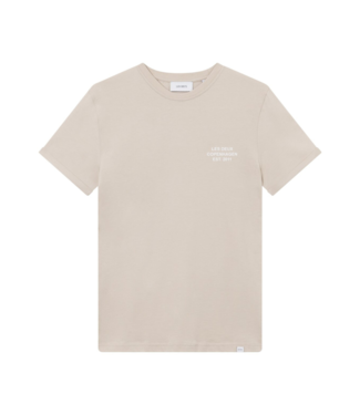 Les Deux Copenhagen 2011 t-shirt light desert sand/white