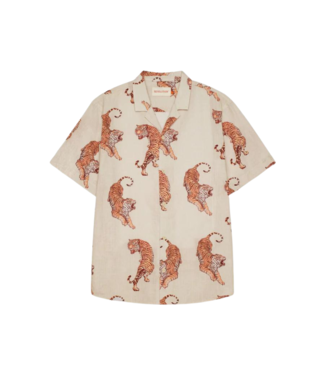 Revolution Short-sleeved Cuban Shirt Offwhite