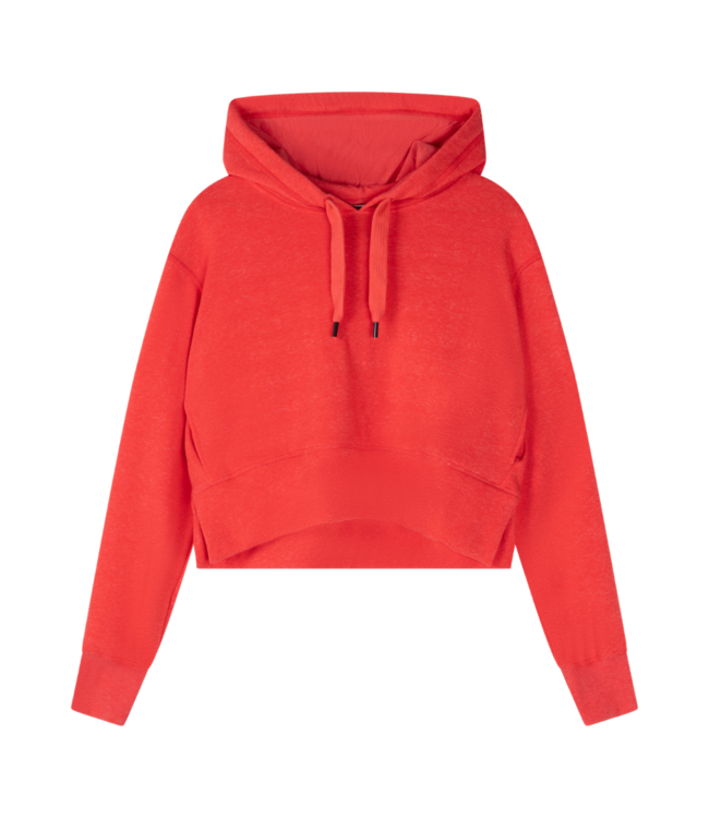 10Days Cropped hoodie poppy red 20-814-4202-1277