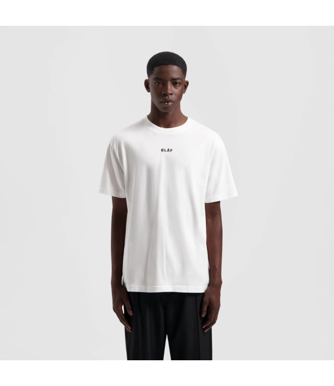 Olaf Block tee optical white M990101-OPTICAL WHITE