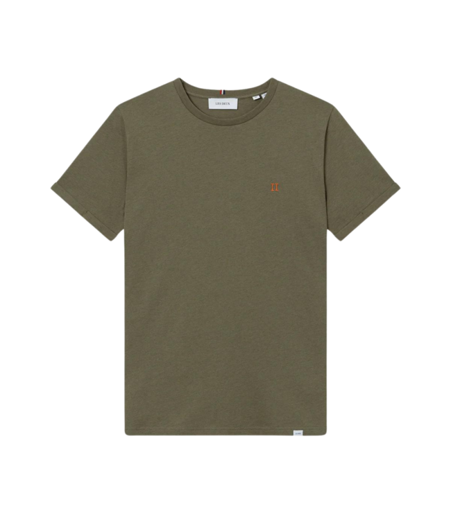 Les Deux Norregaard tee s/s surplus green melange orange LDM101155-548730