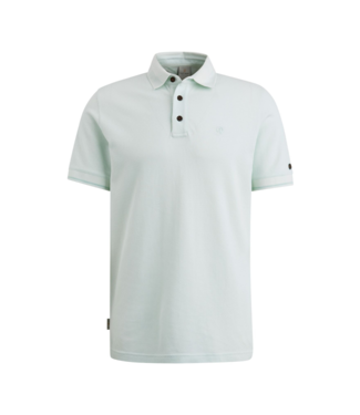 Cast Iron Polo s/s popcorn opal blue