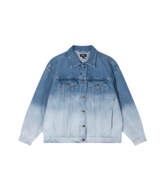 Alix the Label Dip dye jacket denim blue