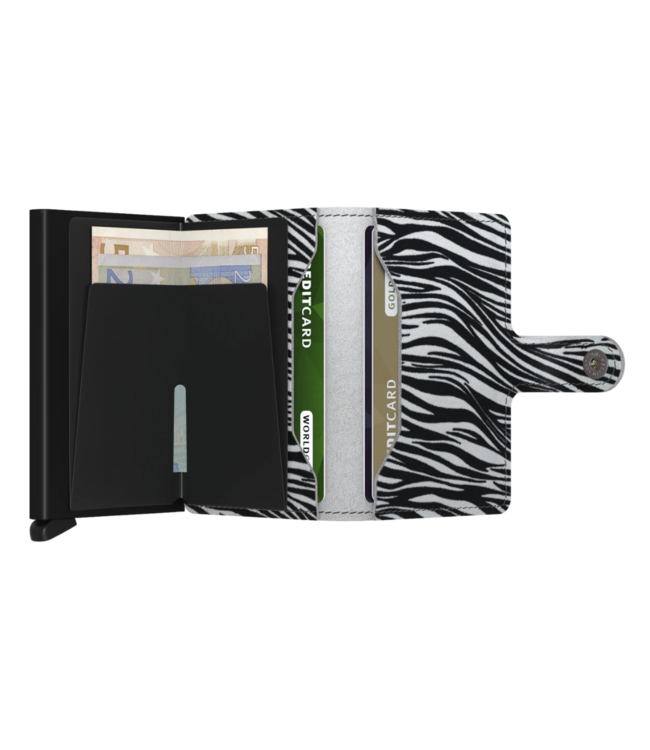 Secrid  Miniwallet zebra light grey MZE-LIGHT GREY