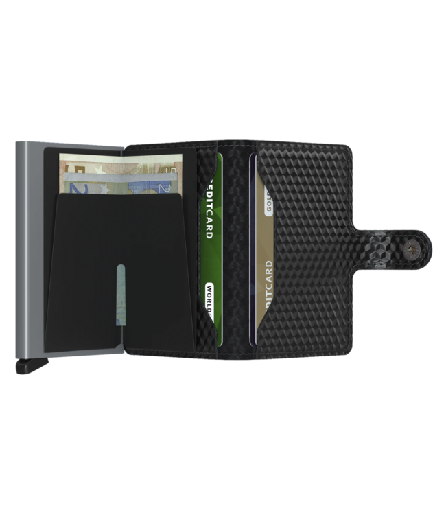 Secrid  Miniwallet cubic black titanium Mcu-BLACK