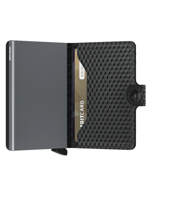 Secrid  Miniwallet cubic black titanium Mcu-BLACK