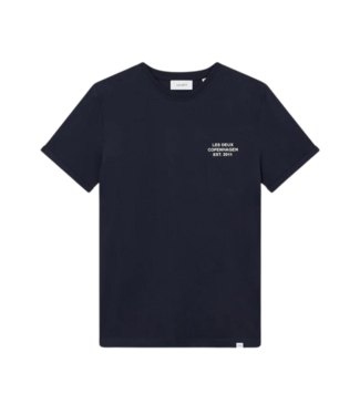 Les Deux Copenhagen 2011 tee dark navy light ivory