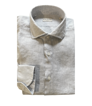 Xacus Linen Shirt l/s light grey