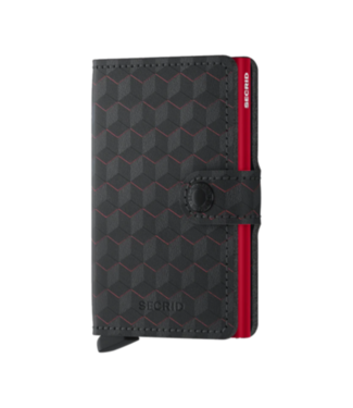 Secrid Miniwallet optical black red