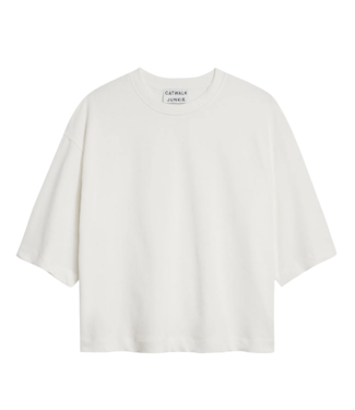 Catwalk Junkie Loose fit tee s/s off white