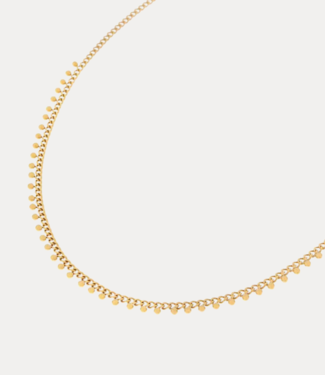 Label Kiki Baby dots necklace gold