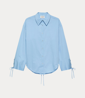 Catwalk Junkie Relaxed blouse with cuff details  9powderblue