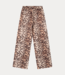 Alix the Label Twill leopard broek animal – Moderne broek met strakke pa