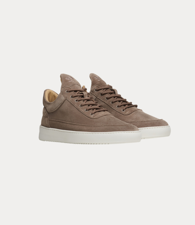 Filling Pieces Low top suede organic earth 1012279-3055