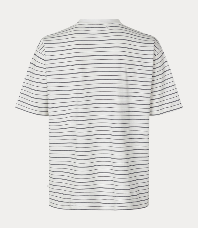 Samsoe Samsoe Sakingston t-shirt 15318 clear cream stripe M24300009-CLR001709