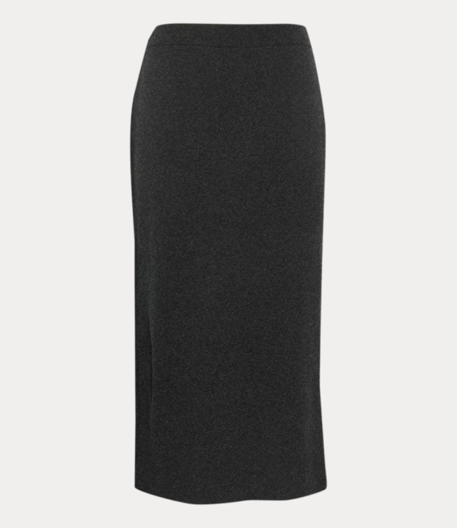 Gestuz ManziGZ skirt deep graphite melange 10909423-106530