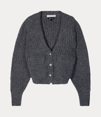 10Days Chunky knit cardigan antra melee