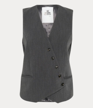 Karen By Simonsen Kbro waistcoat grey melange