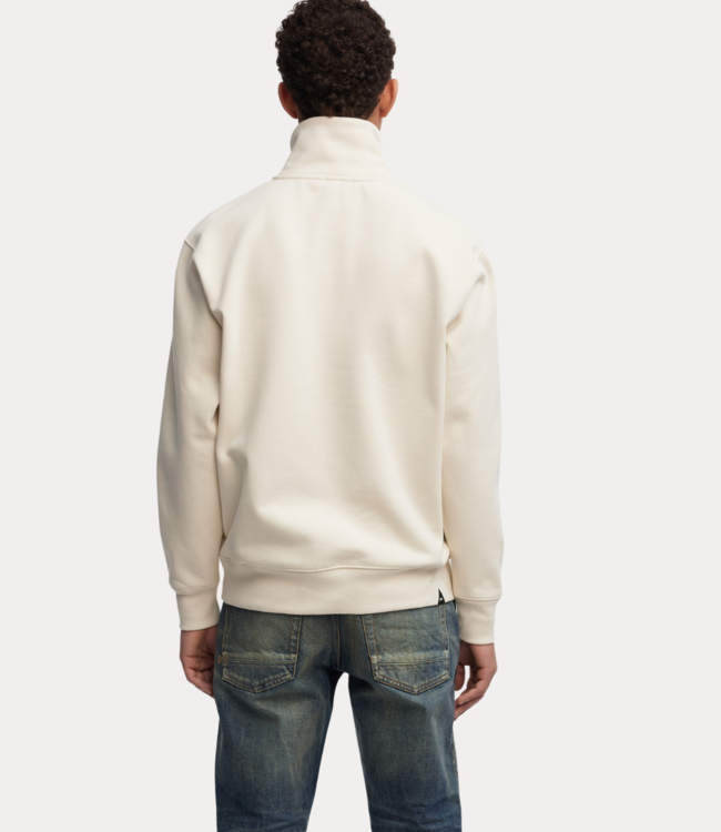 Denham Aldo half zip cps natural 01-24-08-60-141