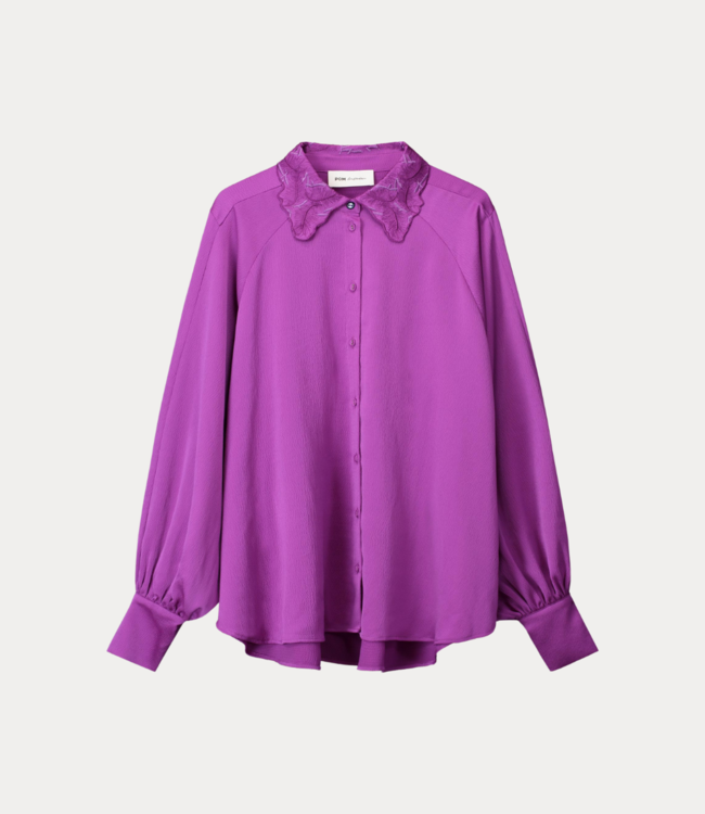 POM Amsterdam Blouse - feathers cactus pink SP7964-500