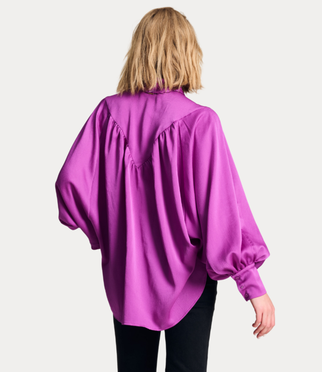 POM Amsterdam Blouse - feathers cactus pink SP7964-500