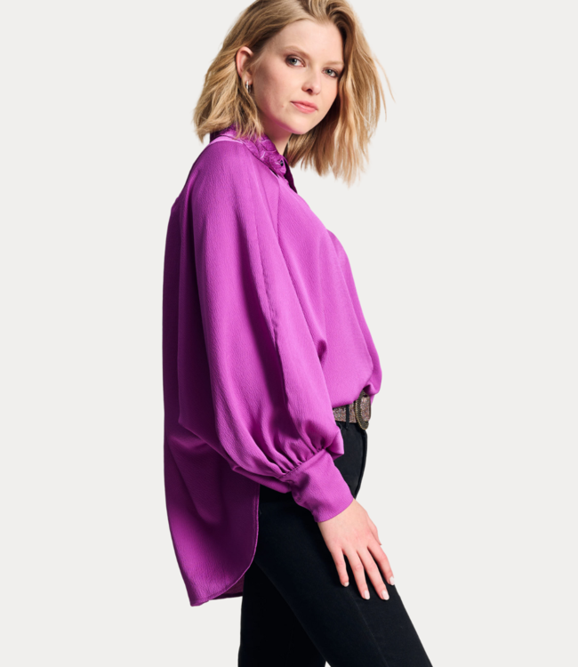 POM Amsterdam Blouse - feathers cactus pink SP7964-500