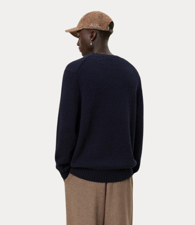 Les Deux Errol Cotton Roundneck dark navy LDM310134-460460