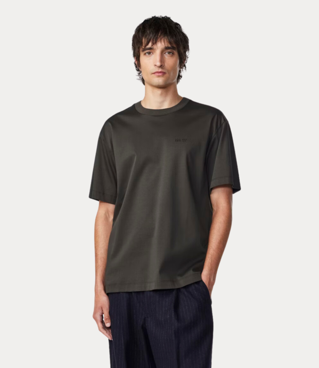 NN.07 Nat logo tee 3525 dark army 2463525250-354