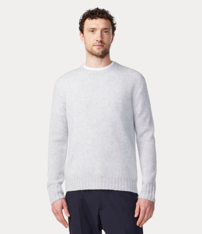 NN.07 Lee 6598 knit light grey melange  2366598708-904