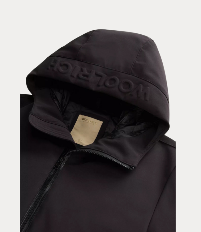 Woolrich Pacific soft shell jacket black CFWOOU1047MRUT3496-100