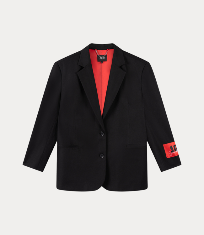 Alix the Label round bull blazer black NewStyle NewStyle