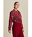 POM Amsterdam blouse - milly woody burgundy red SP8026-998