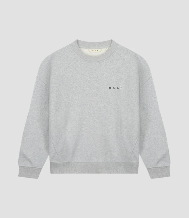 Olaf Nostalgia face crewneck htr grey W190202-HTR GREY