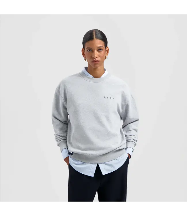 Olaf Nostalgia face crewneck htr grey W190202-HTR GREY