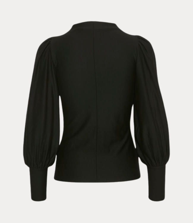 Gestuz Rifagz puff blouse black 10904986-100017