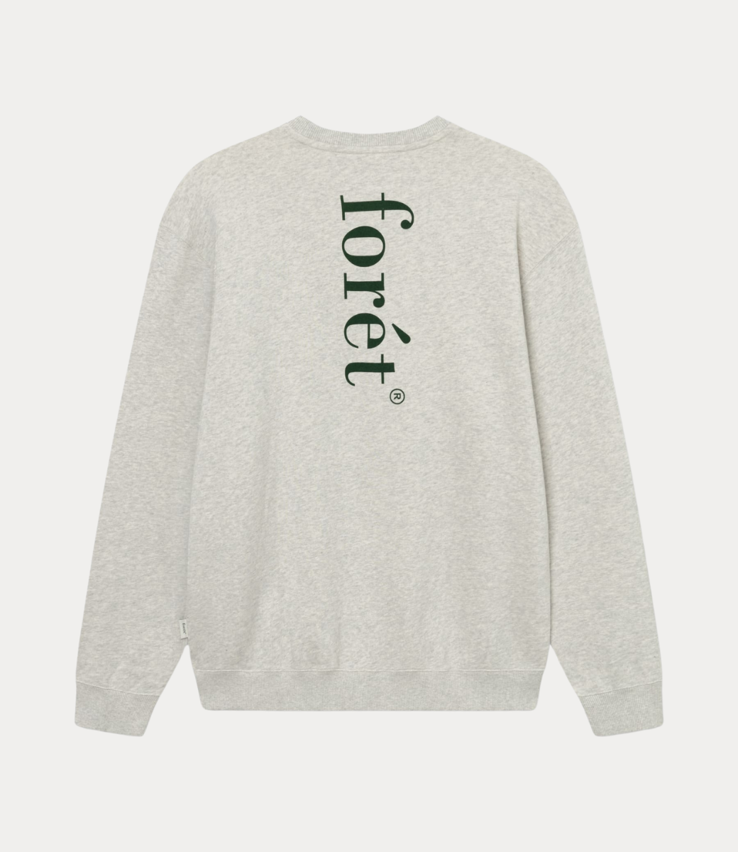 Foret ocean sweatshirt snow melange/green NewStyle