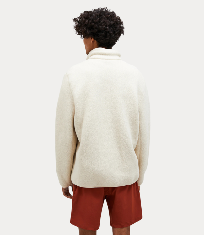 Peak Performance fleece snap t neck sand fog G78899030