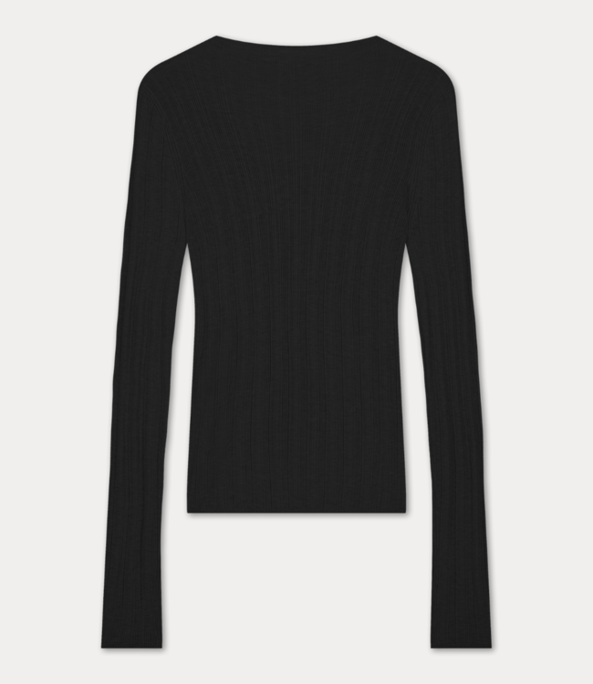 Avec Elan Rafke knit black 230619-BLACK